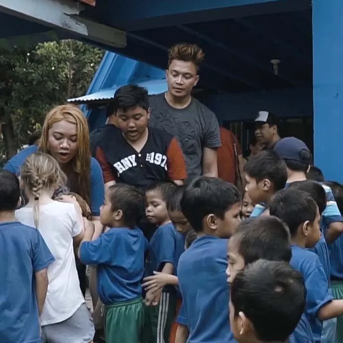 Children at the Boystown disabled children's home