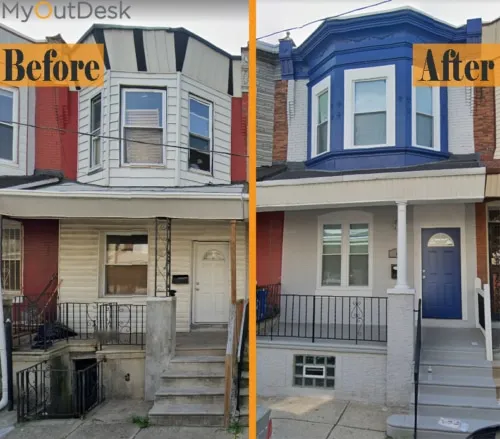 Ramsey Street housing project in West Philadelphia